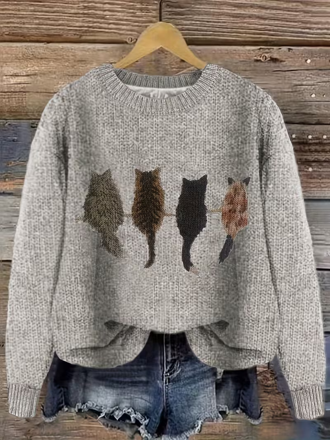 Madison | Artistic Knitted Sweater